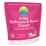 Diversey™ Aqua ChemPacs Acidic Bathroom and Bowl Cleaner, Lavender Scent, 12 ChemPacs/Pack, 4 Packs/Carton (DVO9320870) Case of 4