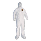 Ansell KleenGuard A30 Coveralls, Medium, White, 25/Carton (ANS46122) Case of 25