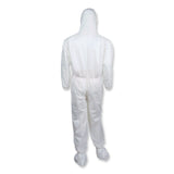 Ansell KleenGuard A30 Coveralls, Medium, White, 25/Carton (ANS46122) Case of 25