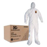Ansell KleenGuard A40 Coveralls, Medium, White, 25/Carton (ANS44332) Case of 25