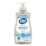 Dial® Professional Antibacterial and Sensitive Fragrance-Free Liquid Hand Soap, Unscented, 11 oz Pump Bottle (DIA35476EA) Each