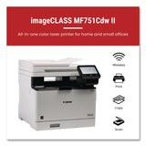Canon® imageCLASS MF751Cdw II, Wireless Multifunction Laser Printer, Copy/Print/Scan (CNM7185C016) Each
