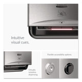 Kimberly-Clark Professional* ICON Faceplate for Automatic Roll Towel Dispenser, 14.06" x 0.05" x 12", Stainless Steel (KCC54109) Each