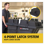 Rubbermaid® Commercial BRUTE Rotomolded Tilt Truck Lid, 28.85 x 57.10 x 9.7, Black (RCP2221456) Each