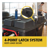 Rubbermaid® Commercial BRUTE Rotomolded Tilt Truck Lid, 35.01 x 70.7 x 9.5, Black (RCP2221457) Each
