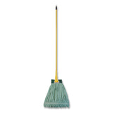 O'Dell® EchoFiber Microfiber Loop Mop, Medium, Split Microfiber, 14" x 14", 1.5" Headband, Green (ODCMWTMGNB) Each