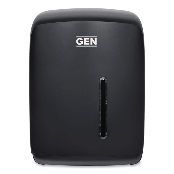 GEN Centerpull Roll Towel Dispenser, 8.99 x 8.7 x 12.65, Black (GEN1606B) Each