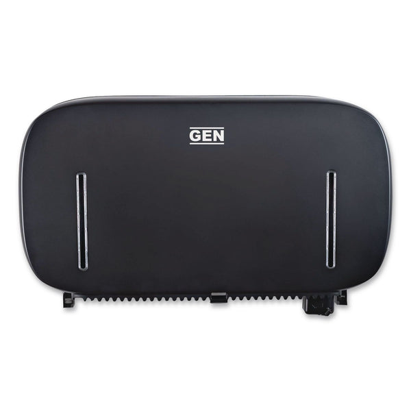 GEN Twin JBT Tissue Dispenser, 11.6 x 4.84 x 19.95, Black (GEN1602B) Each