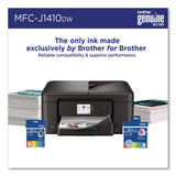 Brother MFCJ1410DW Work Smart 1410 Wireless Color Inkjet AIO Printer, Copy/Print/Scan (BRTMFCJ1410DW) Each