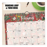 Willow Creek Press Botanical Nature 2026 Spiral Wall Calendar, Botanic Artwork, 12 x 12, Multicolor Sheets, 12-Month (Jan to Dec): 2026 (WPR54727) Each