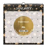Willow Creek Press Starry Night 2026 Spiral Wall Calendar, Starry Night Artwork, 12 x 12, Multicolor Sheets, 12-Month (Jan to Dec) (WPR54758) Each
