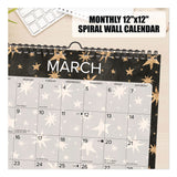 Willow Creek Press Starry Night 2026 Spiral Wall Calendar, Starry Night Artwork, 12 x 12, Multicolor Sheets, 12-Month (Jan to Dec) (WPR54758) Each