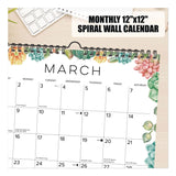Willow Creek Press Succulents 2026 Spiral Wall Calendar, Succulents Artwork, 12 x 12, Multicolor Sheets, 12-Month (Jan to Dec): 2026 (WPR54765) Each