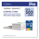 Brother LC501XLCS High-Yield Ink, 500 Page-Yield, Cyan (BRTLC501XLCS) Each