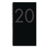 Willow Creek Press Black Softcover Weekly/Monthly Spiral Planner. 6.5 x 3.5, Black Cover, 12-Month (Jan to Dec): 2026 (WPR57315) Each