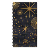 Willow Creek Press Celestial Softcover Weekly/Monthly Spiral Planner, 6.5 x 3.5, Black/Gold Cover, 12-Month (Jan to Dec): 2026 (WPR57322) Each