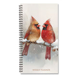 Willow Creek Press Cardinals (Trilingual) Weekly/Monthly Planner, 6.5 x 3.5, Multicolor Cover, 12-Month (Jan to Dec): 2026 (WPR57490) Each