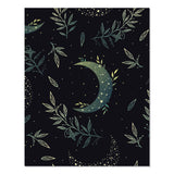 Willow Creek Press Floral Moon Monthly Planner, 9.5 x 7.5, Black Cover, 12-Month (Jan to Dec): 2026 (WPR57551) Each