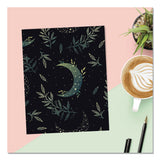Willow Creek Press Floral Moon Monthly Planner, 9.5 x 7.5, Black Cover, 12-Month (Jan to Dec): 2026 (WPR57551) Each