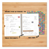 Willow Creek Press Black Weekly/Monthly Planner, 11 x 8.5, Black Cover, 12-Month (Jan to Dec): 2026 (WPR57599) Each