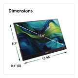 Acer PM161Q FHD LED Portable Business Monitor, 15.6" Widescreen, IPS Panel, 1920 Pixels x 1080 Pixels (ACOPM161QBBMIUU) Each