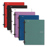 Five Star® FLEX Notebinder, 1" TechLock Rings, 3-Subject, Medium/College Rule, Randomly Assorted Cover Colors, (120) 11 x 8.5 Sheets (ACC08126) Each