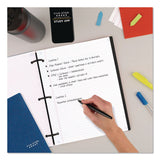 Five Star® FLEX Notebinder, 1" TechLock Rings, 3-Subject, Medium/College Rule, Randomly Assorted Cover Colors, (120) 11 x 8.5 Sheets (ACC08126) Each