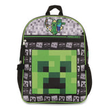 Bioworld® Minecraft 5-Piece Backpack Set, Green/Gray/Black (BWRB1Y7UR9MNCSB) Each