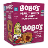 Bobo's Stuff'd Oatmeal Bites, Peanut Butter and Jelly, 1.3 oz Individually Wrapped, 25/Box (BBO00216) Box of 25