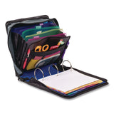 Case it™ Mighty Zip Tab Binder, 3 Rings, 3" Capacity, 11 x 8.5, Blue (CAED146BLUE) Each