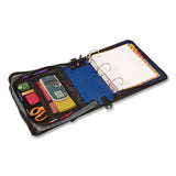 Case it™ Mighty Zip Tab Binder, 3 Rings, 3" Capacity, 11 x 8.5, Blue (CAED146BLUE) Each