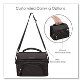 bentgo® Deluxe Insulated Lunch Bag, 8" x 10" x 7.5", Carbon Black (BEOBG2CB) Each