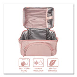 bentgo® Deluxe Insulated Lunch Bag, 8" x 10" x 7.5", Blush Pink (BEOBG2M) Each
