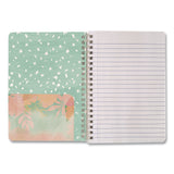 Carolina Pad® Silver Lining Hardcover Journal, Medium/College Rule, Randomly Assorted Cover Designs and Colors, (80) 7 x 5 Sheets (CPP35000) Each