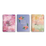 Carolina Pad® Silver Lining Hardcover Journal, Medium/College Rule, Randomly Assorted Cover Designs and Colors, (80) 7 x 5 Sheets (CPP35000) Each