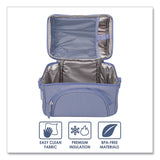 bentgo® Deluxe Insulated Lunch Bag, 8" x 10" x 7.5", Slate Blue (BEOBG2S) Each