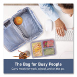 bentgo® Deluxe Insulated Lunch Bag, 8" x 10" x 7.5", Slate Blue (BEOBG2S) Each