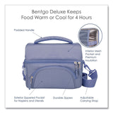 bentgo® Deluxe Insulated Lunch Bag, 8" x 10" x 7.5", Slate Blue (BEOBG2S) Each