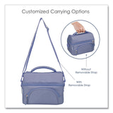 bentgo® Deluxe Insulated Lunch Bag, 8" x 10" x 7.5", Slate Blue (BEOBG2S) Each