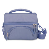 bentgo® Deluxe Insulated Lunch Bag, 8" x 10" x 7.5", Slate Blue (BEOBG2S) Each