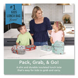 bentgo® Kids Insulated Lunch Tote, Puppy Love Theme, 7.3" x 3.5" x 9.5", Mint Green/Multicolor (BEODBGPPY) Each