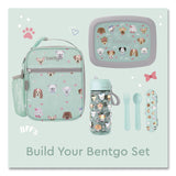 bentgo® Kids Insulated Lunch Tote, Puppy Love Theme, 7.3" x 3.5" x 9.5", Mint Green/Multicolor (BEODBGPPY) Each