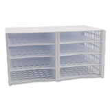 Thinkspace® Literature Organizer, 8 Sections, 21 x 12.25, White (AVT39444) Each