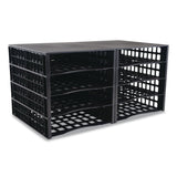 Thinkspace® Literature Organizer, 8 Sections, 21 x 12.25, Black (AVT39443) Each