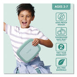 bentgo® Kids Five-Compartment Bento Box, 8.5" x 6.5" x 2", Seafoam Green (BEOKIDSSF) Each