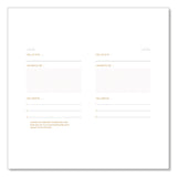 CHRONICLE BOOKS Guided Journal: Two Minute Mornings - Win Your Day Every Day by Neil Pasricha, Gold/Blue Cover, (152) 6.25 x 4.75 Sheets (CHB978145216346) Each