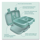 bentgo® Kids Five-Compartment Bento Box, 8.5" x 6.5" x 2", Seafoam Green (BEOKIDSSF) Each
