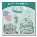 bentgo® Kids Five-Compartment Bento Box, 8.5" x 6.5" x 2", Seafoam Green (BEOKIDSSF) Each
