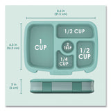 bentgo® Kids Five-Compartment Bento Box, 8.5" x 6.5" x 2", Seafoam Green (BEOKIDSSF) Each