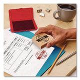 Carter's™ Pre-Inked Felt Stamp Pad, 4.25 x 2.75, Red, 36/Carton (AVE21071CT) Each
